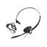 Plantronics DuoSet H141N - Headset ( convertible ) - black